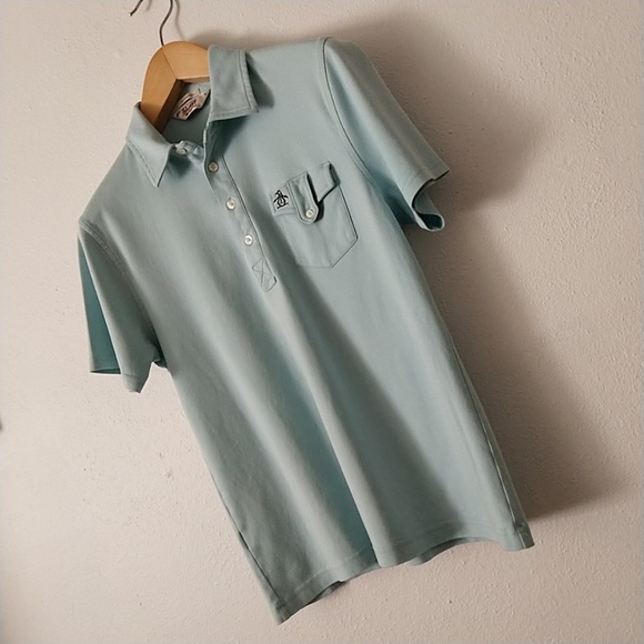 Original Penguin Chest Pocket Polo w/Tab Closure - Picture 1 of 5